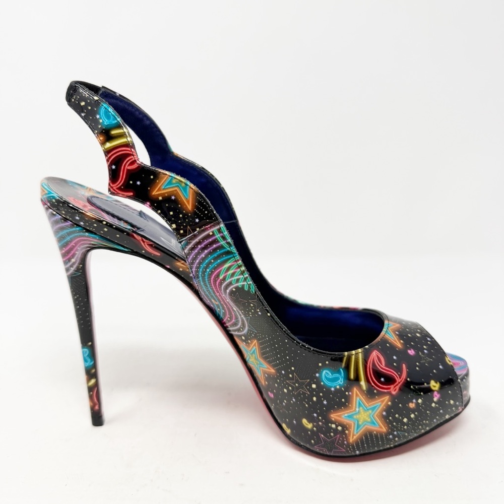 Christian Louboutin Hot Chick Sling Alta 120 Heels Womens EU 36 - Picture 9 of 11